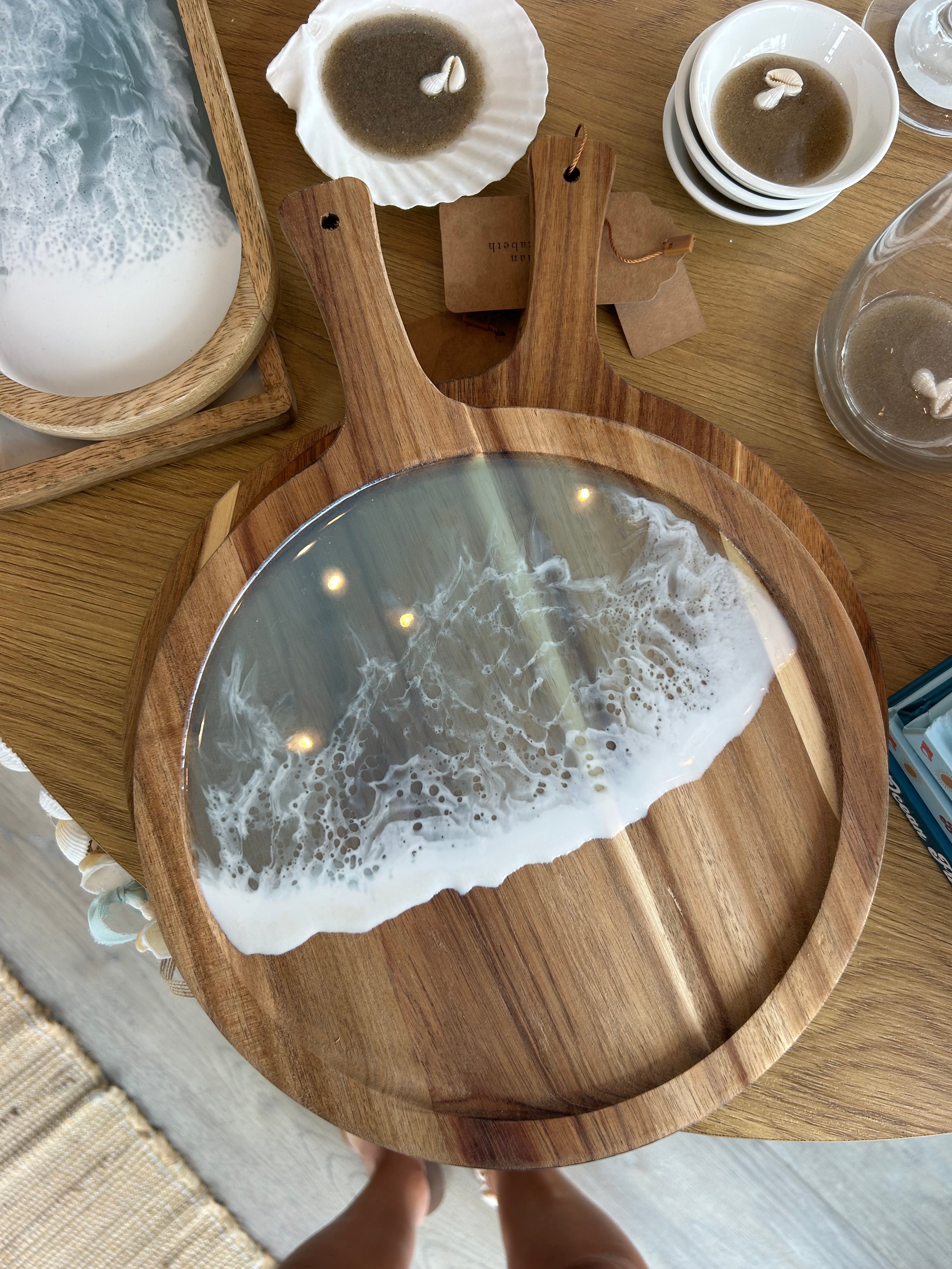 Handmade Ocean Resin Board