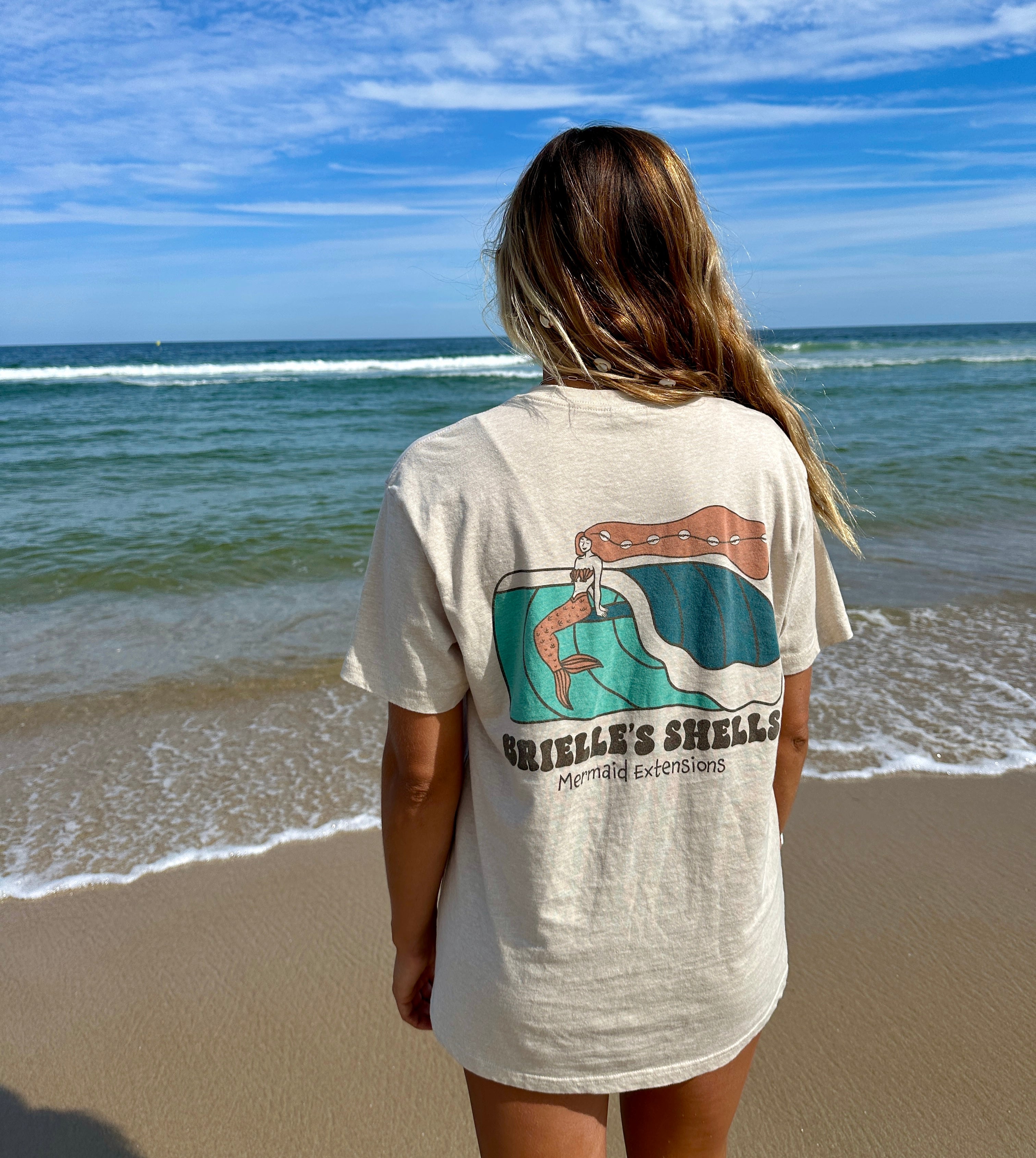 Unisex Surfing Mermaid T-Shirt