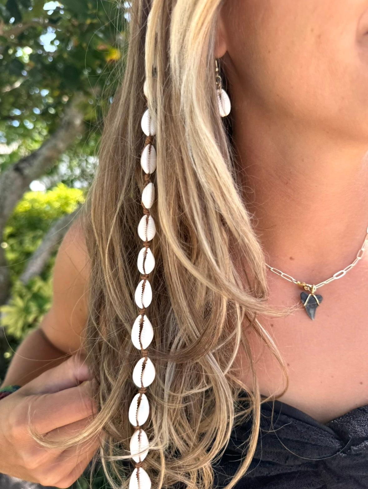 (CLIP-ON) Brunette Boho Babe - Mermaid Extension