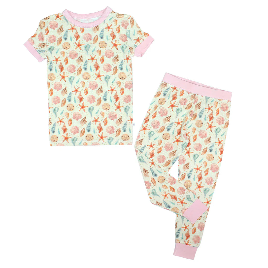 KIDS Seashell PJ Set (super soft bamboo fiber)