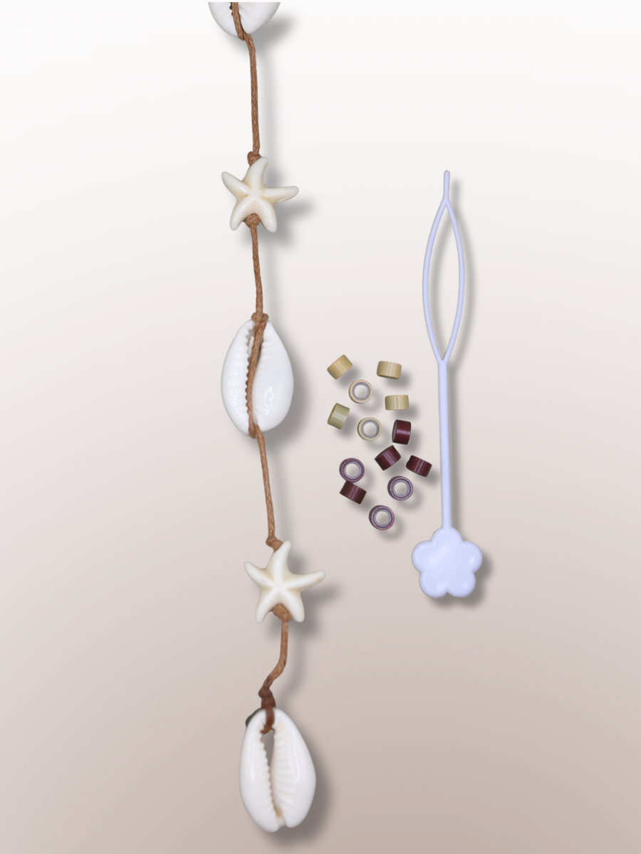 Brielle Shells (SEMI-PERMANENT) Brunette Boho Babe - Mermaid Extension – Brielle’s Shells