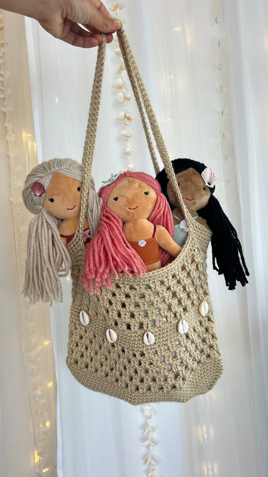 Handmade Crochet Coastal Bag