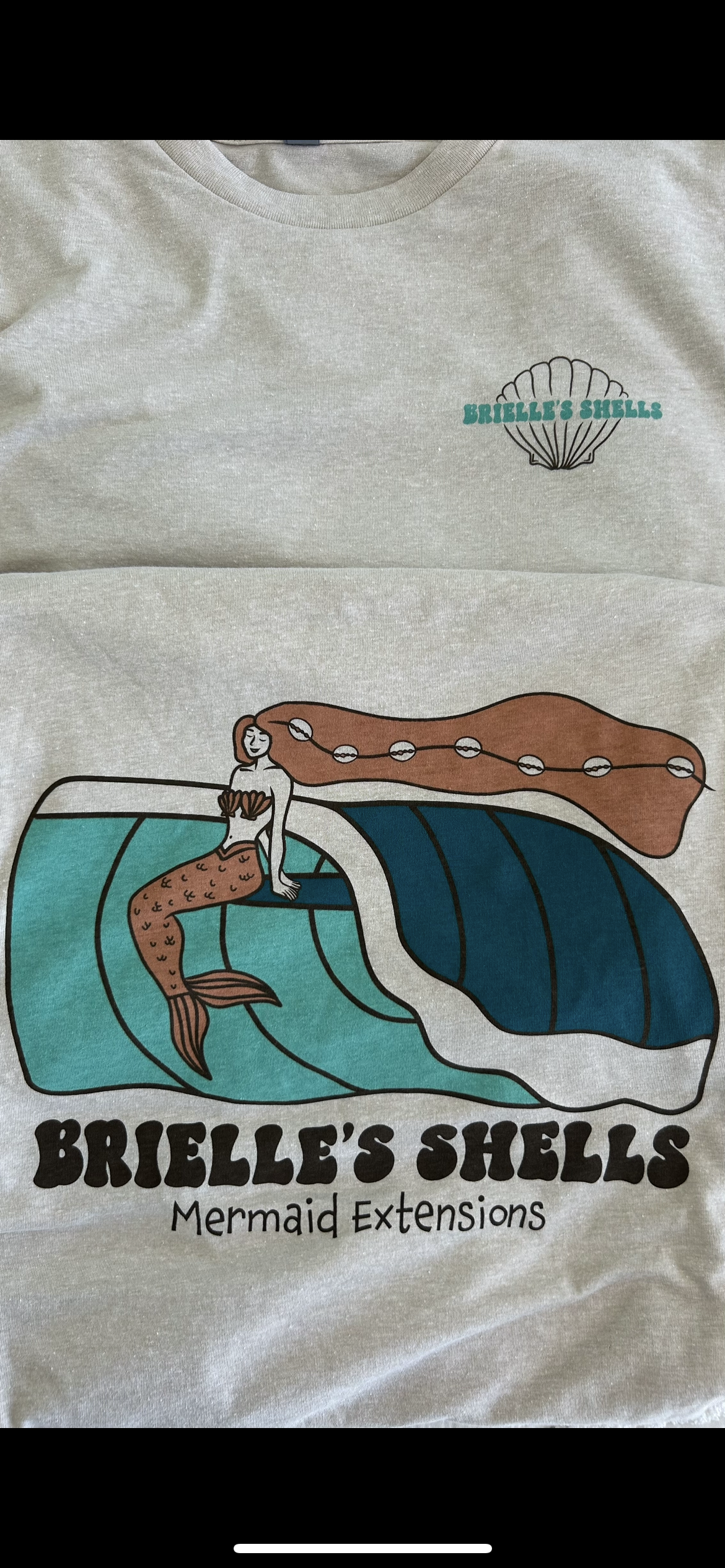 Unisex Surfing Mermaid T-Shirt
