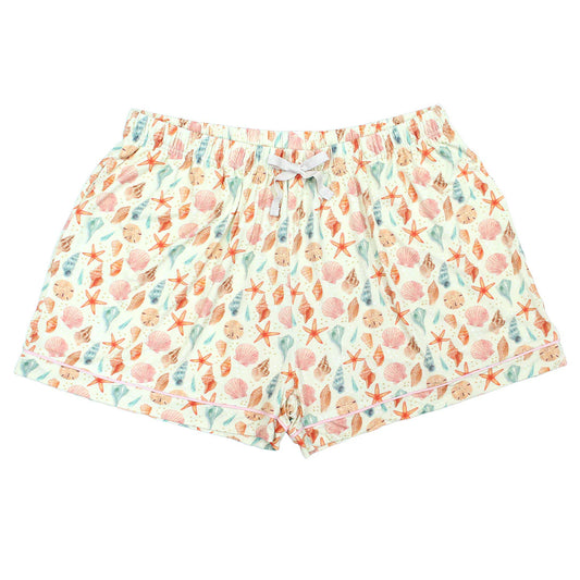 ADULT SHORTS Seashell PJs (super soft bamboo fiber)